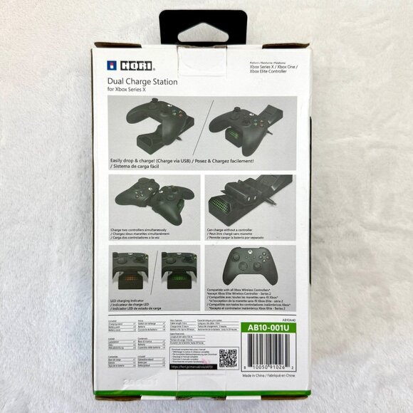 HORI XBOX One/Series X Dual Charge Station for Wireless Controllers AB10--001U - Picture 3 of 10